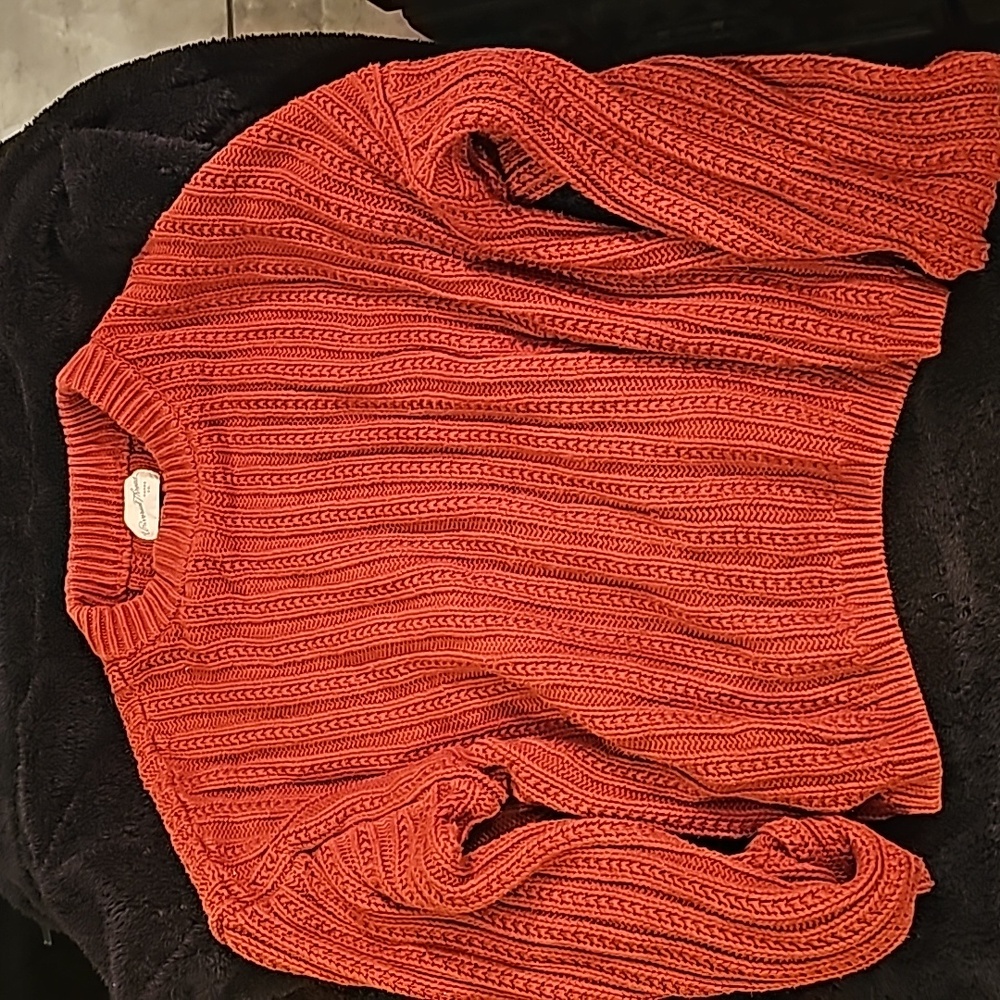 Red sweater